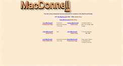Desktop Screenshot of macdonnell.info