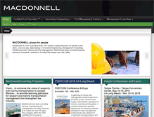 Tablet Screenshot of macdonnell.com